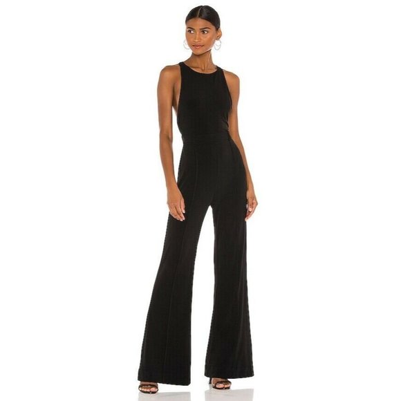 NBD Pants - NBD Candace Jumpsuit Black Open Back Party Cocktail Revolve XL NWT $298